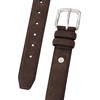 image:imageNautica Mens Casual Leather Belt  Everyday  Classic  Pants  Jeans  Khakis  Chinos  Metal BuckleCasual Padded  Brown