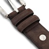 image:imageNautica Mens Casual Leather Belt  Everyday  Classic  Pants  Jeans  Khakis  Chinos  Metal BuckleCasual Padded  Brown