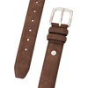 image:imageNautica Mens Casual Leather Belt  Everyday  Classic  Pants  Jeans  Khakis  Chinos  Metal BuckleCasual Padded  Tan
