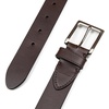 image:imageNautica Mens Casual Leather Belt  Everyday  Classic  Pants  Jeans  Khakis  Chinos  Metal BuckleDebossed Logo  Brown