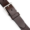 image:imageNautica Mens Casual Leather Belt  Everyday  Classic  Pants  Jeans  Khakis  Chinos  Metal BuckleDebossed Logo  Brown