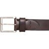 image:imageNautica Mens Casual Leather Belt  Everyday  Classic  Pants  Jeans  Khakis  Chinos  Metal BuckleDebossed Logo  Brown