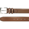 image:imageNautica Mens Casual Leather Belt  Everyday  Classic  Pants  Jeans  Khakis  Chinos  Metal BuckleDouble Keeper Woven  Tan