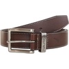 image:imageNautica Mens Casual Leather Belt  Everyday  Classic  Pants  Jeans  Khakis  Chinos  Metal BuckleEngraved Keeper  Brown