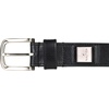 image:imageNautica Mens Casual Leather Belt  Everyday  Classic  Pants  Jeans  Khakis  Chinos  Metal BuckleEngraved Logo  Black