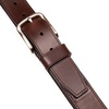 image:imageNautica Mens Casual Leather Belt  Everyday  Classic  Pants  Jeans  Khakis  Chinos  Metal BuckleEngraved Logo  Brown