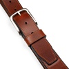 image:imageNautica Mens Casual Leather Belt  Everyday  Classic  Pants  Jeans  Khakis  Chinos  Metal BuckleEngraved Logo  Tan