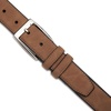 image:imageNautica Mens Casual Leather Belt  Everyday  Classic  Pants  Jeans  Khakis  Chinos  Metal BuckleJ Class Double Keeper  Tan