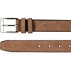 image:imageNautica Mens Casual Leather Belt  Everyday  Classic  Pants  Jeans  Khakis  Chinos  Metal BuckleJ Class Double Keeper  Tan