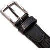 image:imageNautica Mens Casual Leather Belt  Everyday  Classic  Pants  Jeans  Khakis  Chinos  Metal BuckleStretch Braided Leather  Black
