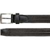 image:imageNautica Mens Casual Leather Belt  Everyday  Classic  Pants  Jeans  Khakis  Chinos  Metal BuckleStretch Braided Leather  Black