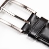 image:imageNautica Mens Casual Leather Belt  Everyday  Classic  Pants  Jeans  Khakis  Chinos  Metal BuckleWoven Detail  Black