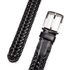image:imageNautica Mens Casual Leather Belt  Everyday  Classic  Pants  Jeans  Khakis  Chinos  Metal BuckleWoven Detail  Black