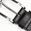 image:imageNautica Mens Dress Leather Belt for Suits and Pants  Classic  Business  Fashion  Adjustable  Metal BuckleCenter Woven  Black