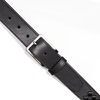 image:imageNautica Mens Dress Leather Belt for Suits and Pants  Classic  Business  Fashion  Adjustable  Metal BuckleCenter Woven  Black
