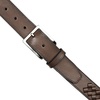 image:imageNautica Mens Dress Leather Belt for Suits and Pants  Classic  Business  Fashion  Adjustable  Metal BuckleCenter Woven  Brown