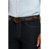 image:imageNautica Mens Dress Leather Belt for Suits and Pants  Classic  Business  Fashion  Adjustable  Metal BuckleLeather Laced  Brown
