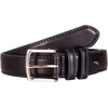 image:imageNautica Mens Dress Leather Belt for Suits and Pants  Classic  Business  Fashion  Adjustable  Metal BuckleLogo Inlay Double Keeper  Black