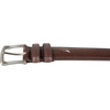 image:imageNautica Mens Dress Leather Belt for Suits and Pants  Classic  Business  Fashion  Adjustable  Metal BuckleLogo Inlay Double Keeper  Brown