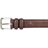 image:imageNautica Mens Dress Leather Belt for Suits and Pants  Classic  Business  Fashion  Adjustable  Metal BuckleLogo Inlay Double Keeper  Brown