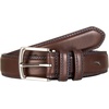 image:imageNautica Mens Dress Leather Belt for Suits and Pants  Classic  Business  Fashion  Adjustable  Metal BuckleLogo Inlay Double Keeper  Brown