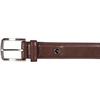 image:imageNautica Mens Dress Leather Belt for Suits and Pants  Classic  Business  Fashion  Adjustable  Metal BuckleLogo Inlay Double Stitch  Brown