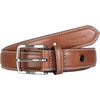 image:imageNautica Mens Dress Leather Belt for Suits and Pants  Classic  Business  Fashion  Adjustable  Metal BuckleLogo Inlay Double Stitch  Cognac
