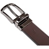 image:imageNautica Mens Reversible Leather Belt  2in1  Classic  Everyday  Business  Work  Dress  Casual  Metal BuckleEngraved  BrownBlack