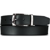 image:imageNautica Mens Reversible Leather Belt  2in1  Classic  Everyday  Business  Work  Dress  Casual  Metal BuckleEngraved  BrownBlack