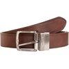 image:imageNautica Mens Reversible Leather Belt  2in1  Classic  Everyday  Business  Work  Dress  Casual  Metal BuckleEngraved Keeper  BlackBrown