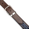 image:imageNautica Mens Reversible Leather Belt  2in1  Classic  Everyday  Business  Work  Dress  Casual  Metal BuckleFlag Logo  Brown