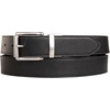 image:imageNautica Mens Reversible Leather Belt  2in1  Classic  Everyday  Business  Work  Dress  Casual  Metal BuckleFlag Pattern  Black