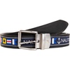 image:imageNautica Mens Reversible Leather Belt  2in1  Classic  Everyday  Business  Work  Dress  Casual  Metal BuckleFlag Pattern  Black