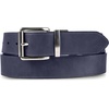 image:imageNautica Mens Reversible Leather Belt  2in1  Classic  Everyday  Business  Work  Dress  Casual  Metal BuckleFlag Pattern  Navy