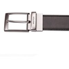image:imageNautica Mens Reversible Leather Belt  2in1  Classic  Everyday  Business  Work  Dress  Casual  Metal BuckleGunmetal Logo  BlackCognac