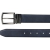 image:imageNautica Mens Reversible Leather Belt  2in1  Classic  Everyday  Business  Work  Dress  Casual  Metal BucklePebbled  NavyBlack