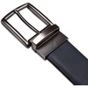 image:imageNautica Mens Reversible Leather Belt  2in1  Classic  Everyday  Business  Work  Dress  Casual  Metal BucklePebbled  NavyBlack