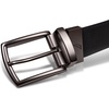image:imageNautica Mens Reversible Leather Belt  2in1  Classic  Everyday  Business  Work  Dress  Casual  Metal BucklePebbled  NavyBlack