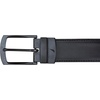 image:imageNautica Mens Reversible Leather Belt  2in1  Classic  Everyday  Business  Work  Dress  Casual  Metal BuckleSignature Logo  Black RibbonLeather