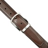 image:imageNautica Mens Reversible Leather Belt  2in1  Classic  Everyday  Business  Work  Dress  Casual  Metal BuckleStitched  TanBlack