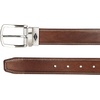 image:imageNautica Mens Reversible Leather Belt  2in1  Classic  Everyday  Business  Work  Dress  Casual  Metal BuckleStitched  TanBlack