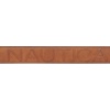 image:imageNautica Mens Signature Leather and Canvas Belt  Ribbon Detail  Flag Design  Classic  Casual  Metal BuckleEmbossed Logo  Tan