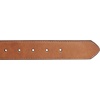 image:imageNautica Mens Signature Leather and Canvas Belt  Ribbon Detail  Flag Design  Classic  Casual  Metal BuckleEmbossed Logo  Tan
