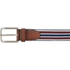 image:imageNautica Mens Stretch Belt  Elastic  Adjustable  Classic  Everyday  Business  Work  Casual  Metal BuckleStretch Webbing  NavyRed