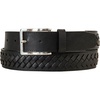 image:imageNautica Mens Dress Leather Belt for Suits and Pants  Classic  Business  Fashion  Adjustable  Metal BuckleCenter Woven  Black