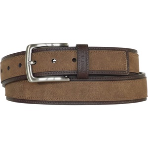 image:imageNautica Mens Casual Leather Belt  Everyday  Classic  Pants  Jeans  Khakis  Chinos  Metal BuckleCasual Overlay  Tan