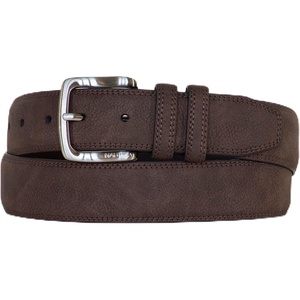 image:imageNautica Mens Casual Leather Belt  Everyday  Classic  Pants  Jeans  Khakis  Chinos  Metal BuckleCasual Padded  Brown