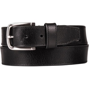image:imageNautica Mens Casual Leather Belt  Everyday  Classic  Pants  Jeans  Khakis  Chinos  Metal BuckleEngraved Logo  Black