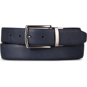 image:imageNautica Mens Reversible Leather Belt  2in1  Classic  Everyday  Business  Work  Dress  Casual  Metal BucklePebbled  NavyBlack