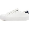 image:imageNautica Women Fashion Sneaker LaceUp Tennis Casual Shoes for LadiesWhite Navy Ilex